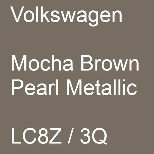 Volkswagen, Mocha Brown Pearl Metallic, LC8Z / 3Q.